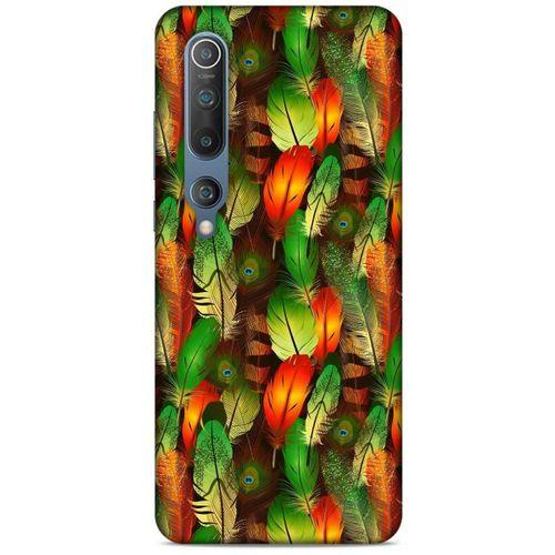 Xiaomi Mi 10 Kılıf Desenli Özel Seri Tüyler (1) Kılıfı