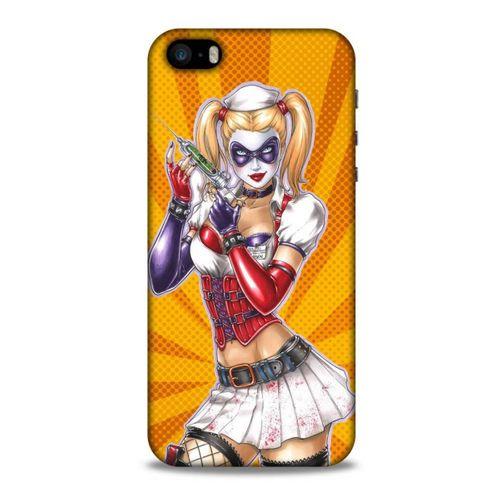 Apple Iphone 5S Uyumlu Kılıf Harley Quinn (42) Rugged Armor Kılıf Mandalina