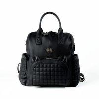 Kitty Deri Anne Bebek Bakım Sırt Çantası 7271 Siyah