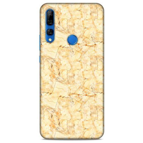 Mermer Desenli (49) Tema Ultra Silikon Kılıf Gold Huawei Y9 Prime 2019 Kılıf