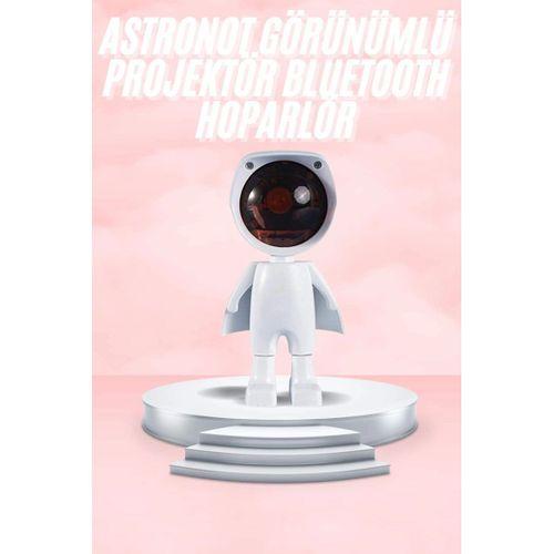 Gün Batımı Lambası Işık Arka Plan Projektör Sevimli Astronot Enerji Tasarruflu
