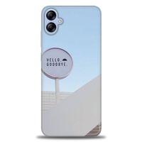 Samsung Galaxy A04E Kılıf HD Baskılı Kılıf - Hello GoodBye + Tam Ekran Koruyucu