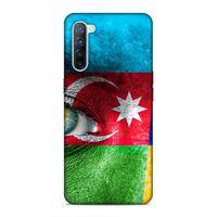 Oppo Reno 3 Uyumlu Kılıf Azarbaijan (42) Rugged Armor Kılıf Göz Bayrak