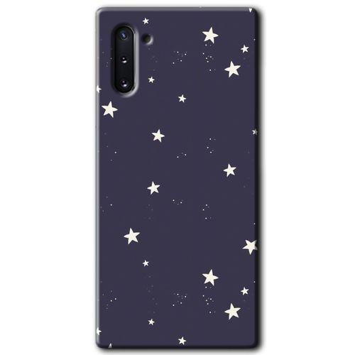Samsung Galaxy Note 10 HD Baskılı Kılıf + 9D Tam Ekran Koruyucu - Gökyüzü Yıldız