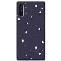 Samsung Galaxy Note 10 HD Baskılı Kılıf + 9D Tam Ekran Koruyucu - Gökyüzü Yıldız