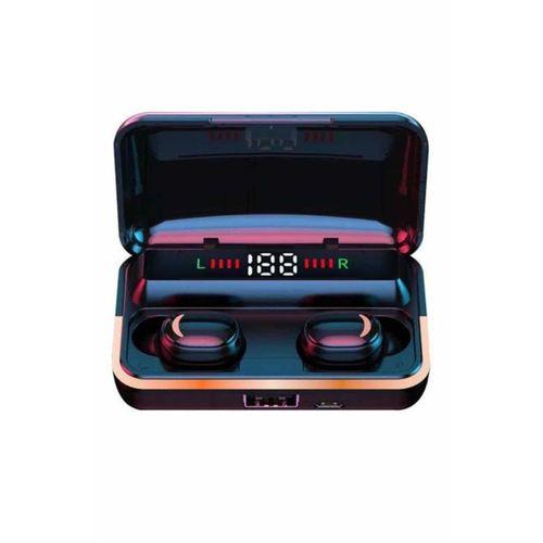 Bluetooth Kulaklık Dijital Şarj Göstergeli Powerbankli Bass Özellikli Kablosuz Kulakiçi 5.1 Mikrofonlu