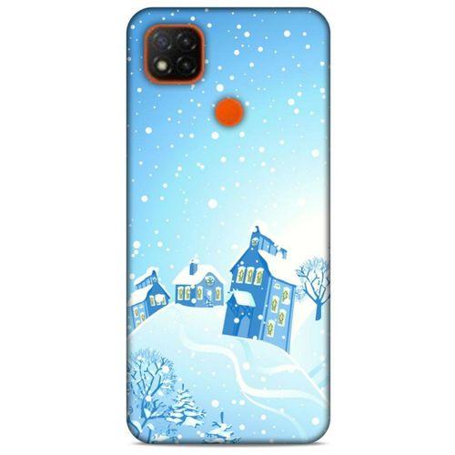 Xiaomi Redmi 9C Kılıf Snowix (24) Darbe Emici Kılıf Beyaz Mavi