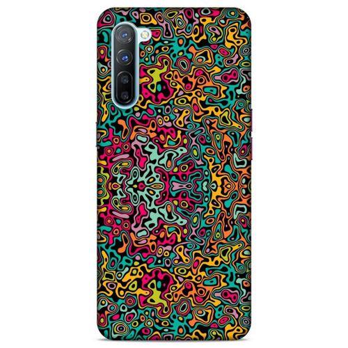 Lopard Oppo Reno 3 Uyumlu Kılıf Soyut Sanat (30) Desenli Silicone Case