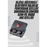 Kablosuz Bluetooth Kulaklık Powerbank Özellikli Göstergeli Hd Mikrofon