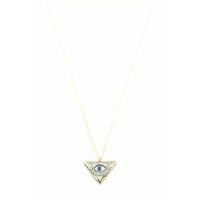 Üçgen Göz Kolye - Altın