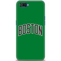 Realme C2 Kılıf HD Baskılı Kılıf - Boston Yeşil + Tam Ekran Koruyucu