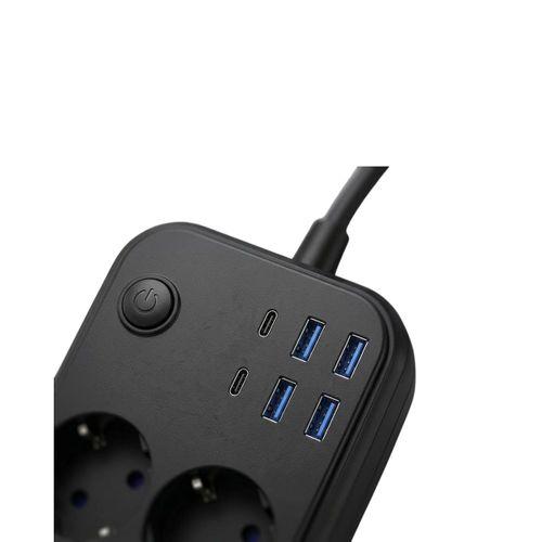 Akım Korumalı Uzatma Prizi 4 Usb 2 Type C Dayanıklı Ve Güvenli Tasarım