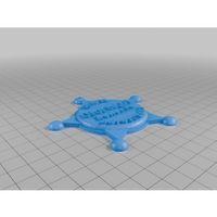 Şerif Rozeti – 3D Baskı Koleksiyon & Kostüm Aksesuarı (Bu ürün Sadece Plastik parçadır - Almadan Önce Soru Sorabilirsiniz)