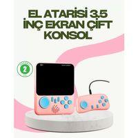 666 Oyunlu Retro Game Console – Tv Ve Çift Gamepad Desteği