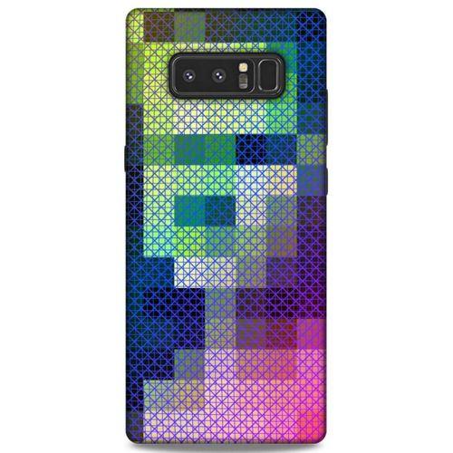 Lopard Samsung Galaxy Note 8 Uyumlu Kılıf PiXel (16) Kalın Kılıf Kare