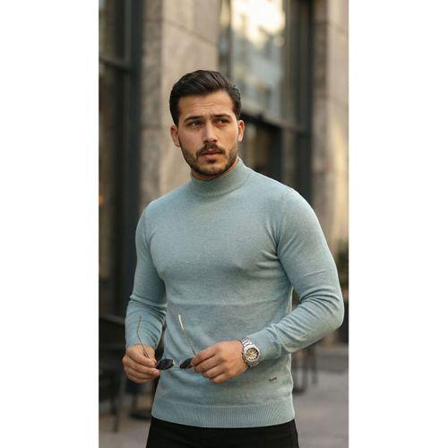 Erkek Yarım Balıkçı Yaka Pamuklu Triko