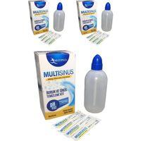 Multi Sinüs Rinse Burun ve Sinüs Temizleme Kiti - 3'lü Paket