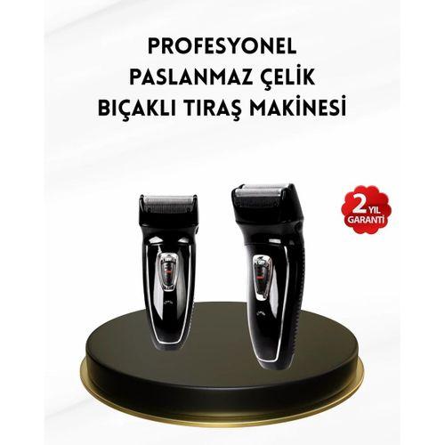 Uzun Pil Ömürlü Şarjlı Tıraş Makinesi – Hızlı Şarj, Ergonomik Tasarım, Çok Yönlü Kullanım