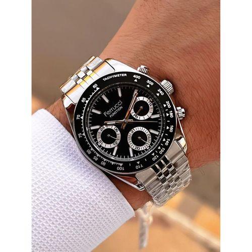 Ferrucci 2 Yıl Garantili Çelik Kordon İç Kadran Özellikleri Aktif 3 Atm Erkek Kol Saati EF.03648.4