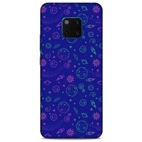 Spacex (36) Tema Glitter Kılıf Huawei Mate 20 Pro Kılıf