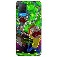 Oppo A54 4G Uyumlu Kılıf Rick And Morty (22) Tam Koruma Kılıfı Nancy