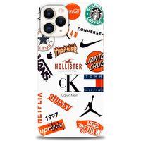 iPhone 12 Pro Kılıf HD Baskılı Kılıf - Stussy + Tam Ekran Koruyucu