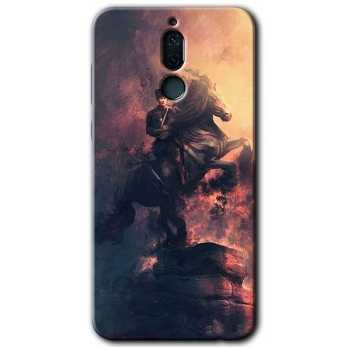 Potkal Hediye Fabrikası Huawei Mate 10 Lite HD Baskılı Kılıf + 9D Tam Ekran Koruyucu - Atatürk Portre