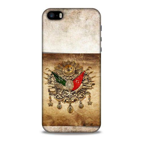 Apple Iphone 5 Uyumlu Kılıf Ottoman (11) Tam Koruma Tuğra