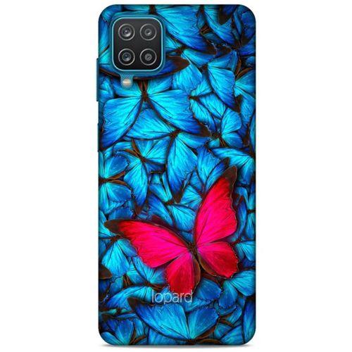 Lopard Samsung Galaxy A12 Uyumlu Kılıf Kelebek Etkisi (1) Kılıfı