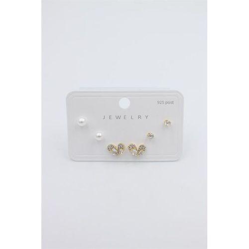 Çoklu Set Küpe - Altın