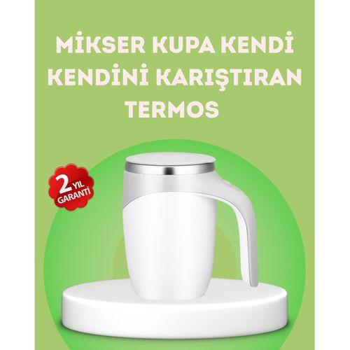 Elektrikli Otomatik Karıştırıcı Kupa – 304 Paslanmaz, USB Şarjlı, Taşınabilir