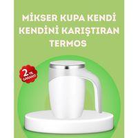 Elektrikli Otomatik Karıştırıcı Kupa – 304 Paslanmaz, USB Şarjlı, Taşınabilir