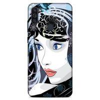 Lopard Samsung Galaxy M11 Uyumlu Kılıf Sürreal Yüzler ♀ (22) Tam Koruma Kılıfı Desenli