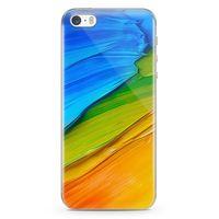 Apple iPhone 5s Kılıf Tempere Arka Kapak Koruma Desenli Full Koruyucu