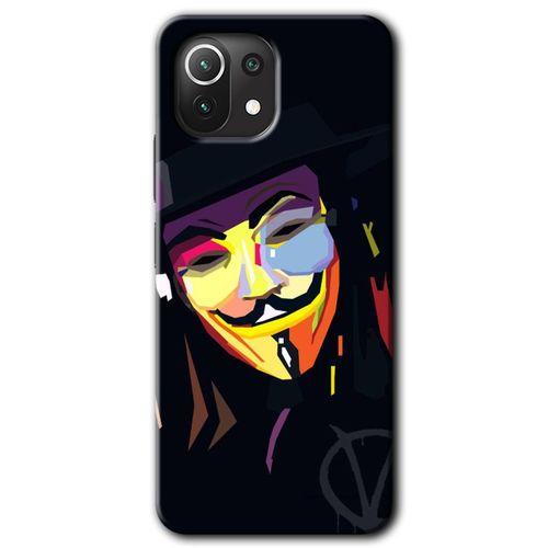 Xiaomi Mi 11 Kılıf HD Desen Baskılı Arka Kapak - Vendetta + Kırılmaz Cam