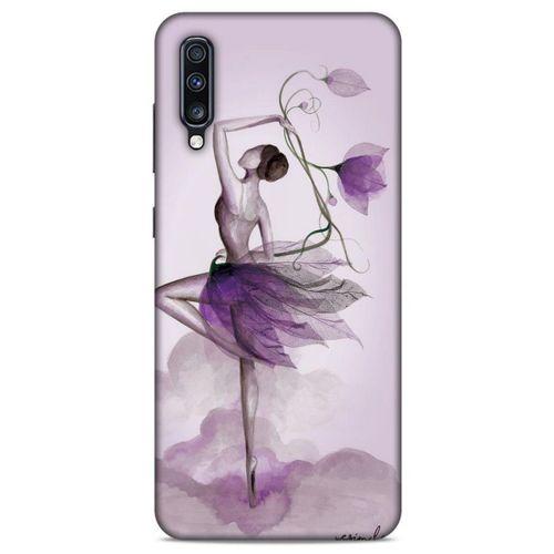 Y.Liva-2020 (Çiçekle Dans) Samsung Galaxy A70 Kılıf Silikon Kapak Desenli