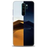 Xiaomi Redmi Note 8 Pro Kılıf HD Baskılı Kılıf - Gece ve Gündüz + Tam Ekran Koruyucu