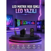 Rgb Led Panel Renkli Işık Efektli Dekoratif Aydınlatma