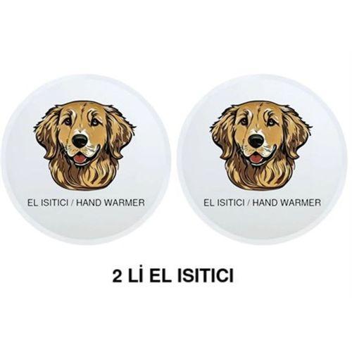 Sıa 2 Adet Kahverengi Köpek Cep Sobası,El Isıtıcı,Sıcak Su Torbası Pvc 10X9,5Cm