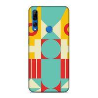 Huawei Y9 Prime 2019 Uyumlu Kılıf Insomnia (24) Darbe Emici Kılıf Bej Sarı