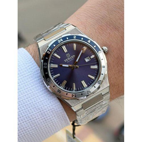 Reward Çelik Kordon 5 Atm Suya Dayanıklı Takvimli Kadran 2 Yıl Garantili Erkek Kol Saati FT.GL.M01.2