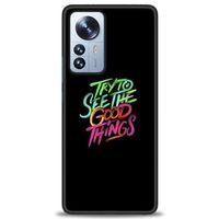 Xiaomi Mi 12 Pro Kılıf HD Baskılı Kılıf - Good Things + Tam Ekran Koruyucu