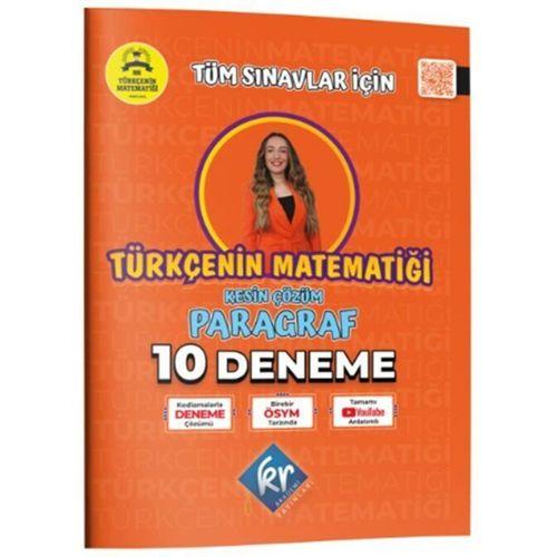 Gamze Hoca Türkçenin Matematiği Tüm Sınavlar İçin Paragraf 10 Deneme KR Akademi