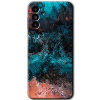 Potkal Hediye Fabrikası Samsung Galaxy A13 5G Kılıf HD Desen Baskılı Arka Kapak - Liquid Colorfull