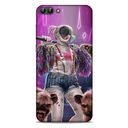 Huawei Psmart Uyumlu Kılıf Harley Quinn (35) Fit Design Kılıf Lavanta pembesi
