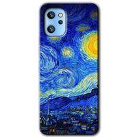 Reeder S19 Max Pro Kılıf HD Desen Baskılı Arka Kapak - Starry Night