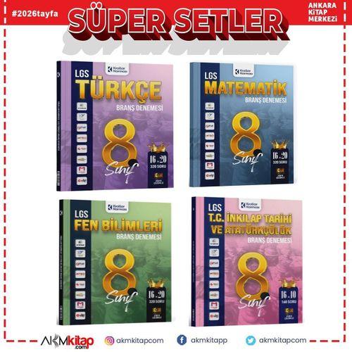 Krallar Karması 8. Sınıf LGS Deneme Seti 4 Kitap
