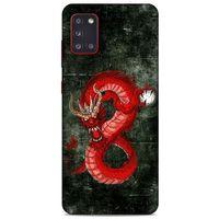 Samsung Galaxy A31 Kılıf Dragons (23) Ultra Koruma Kılıfı Tatoo Kırmızı Ejderha