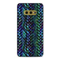 Samsung Galaxy S10e Kılıf Dragons (1) Kılıfı Ejderha Pulları Rainbow