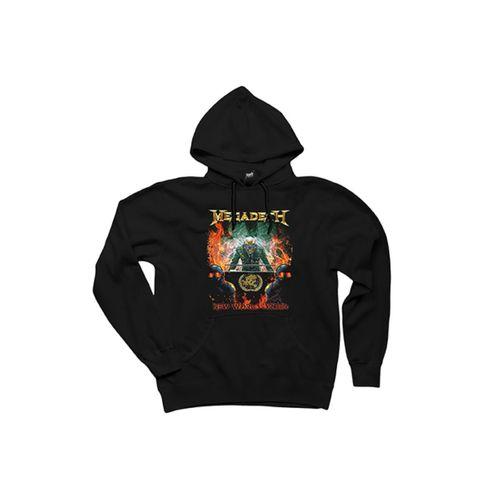 Megadeth New Order World Siyah Kapşonlu Sweatshirt Hoodie